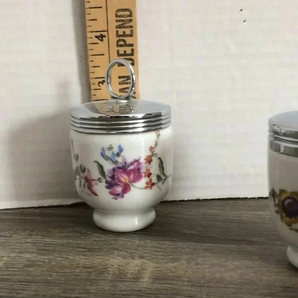 Vtg Royal Worcester Egg Coddlers - Picture 9 of 12